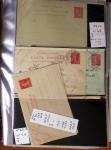 1900-40 Collection d'entiers postaux avec de jolies