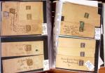 1900-40 Collection d'entiers postaux avec de jolies