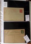 1900-40 Collection d'entiers postaux avec de jolies