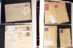 1900-40 Collection d'entiers postaux avec de jolies