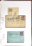 1900-40 Collection d'entiers postaux avec de jolies