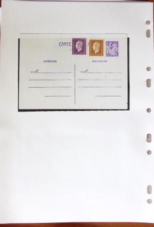 1900-40 Collection d'entiers postaux avec de jolies
