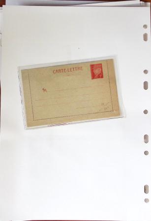 1900-40 Collection d'entiers postaux avec de jolies