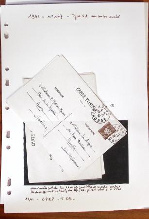 1900-40 Collection d'entiers postaux avec de jolies