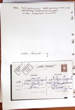 1900-40 Collection d'entiers postaux avec de jolies