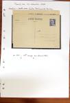 1900-40 Collection d'entiers postaux avec de jolies