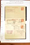 1900-40 Collection d'entiers postaux avec de jolies