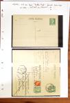 1900-40 Collection d'entiers postaux avec de jolies