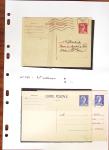 1900-40 Collection d'entiers postaux avec de jolies
