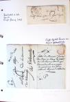 1790-1930, Lot de lettres en cinq classeurs avec une