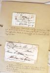 1790-1930, Lot de lettres en cinq classeurs avec une