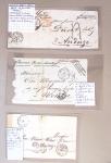 1790-1930, Lot de lettres en cinq classeurs avec une