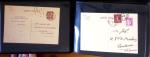 1790-1930, Lot de lettres en cinq classeurs avec une