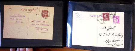 1790-1930, Lot de lettres en cinq classeurs avec une