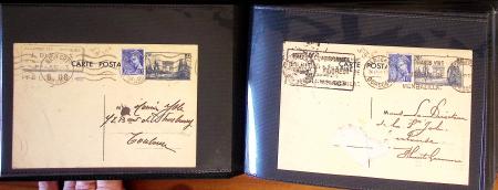 1790-1930, Lot de lettres en cinq classeurs avec une
