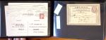 1790-1930, Lot de lettres en cinq classeurs avec une
