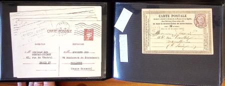 1790-1930, Lot de lettres en cinq classeurs avec une