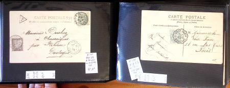 1790-1930, Lot de lettres en cinq classeurs avec une