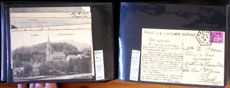 1790-1930, Lot de lettres en cinq classeurs avec une