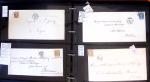 1790-1930, Lot de lettres en cinq classeurs avec une