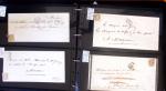 1790-1930, Lot de lettres en cinq classeurs avec une