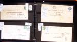 1790-1930, Lot de lettres en cinq classeurs avec une