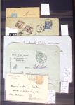 1790-1930, Lot de lettres en cinq classeurs avec une