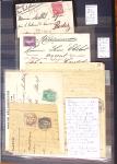 1790-1930, Lot de lettres en cinq classeurs avec une