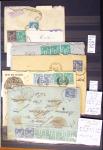 1790-1930, Lot de lettres en cinq classeurs avec une