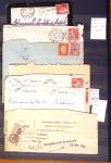 1790-1930, Lot de lettres en cinq classeurs avec une
