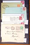 1790-1930, Lot de lettres en cinq classeurs avec une