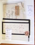 1790-1930, Lot de lettres en cinq classeurs avec une