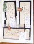 1790-1930, Lot de lettres en cinq classeurs avec une