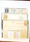 1790-1930, Lot de lettres en cinq classeurs avec une