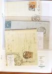 1790-1930, Lot de lettres en cinq classeurs avec une