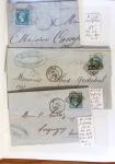 1790-1930, Lot de lettres en cinq classeurs avec une