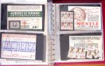 1929-60, Lot de lettres en 4 classeurs avec à noter