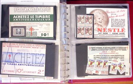 1929-60, Lot de lettres en 4 classeurs avec à noter