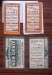 1900-50, Petit ensemble de carnets dont 111-C1, 138-CP