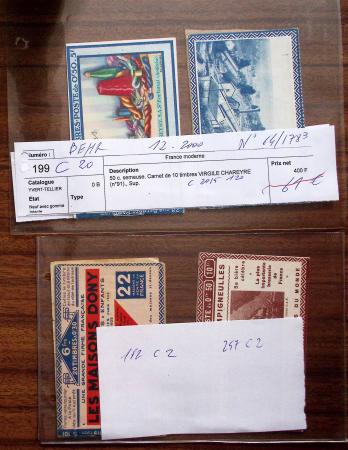 1900-50, Petit ensemble de carnets dont 111-C1, 138-CP