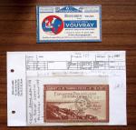 1900-50, Petit ensemble de carnets dont 111-C1, 138-CP