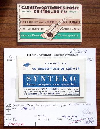 1900-50, Petit ensemble de carnets dont 111-C1, 138-CP