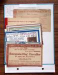 1900-50, Petit ensemble de carnets dont 111-C1, 138-CP
