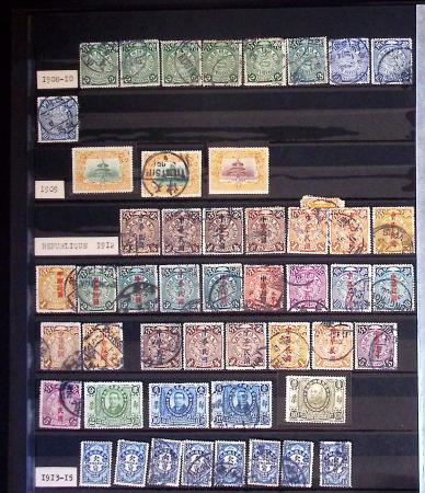 1877-1950, Collection de Chine en 2 albums, majoritairement