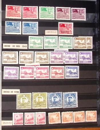 1877-1950, Collection de Chine en 2 albums, majoritairement
