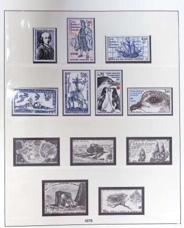 1957-1996, Collection en  2 classeurs, avec antarctique