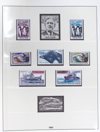 1957-1996, Collection en  2 classeurs, avec antarctique
