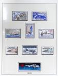1957-1996, Collection en  2 classeurs, avec antarctique