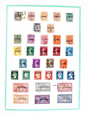 1849-1990, Collection de FRANCE obl. en un album dont