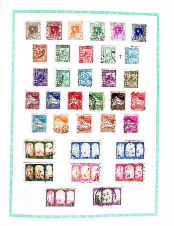 1849-1990, Collection de FRANCE obl. en un album dont